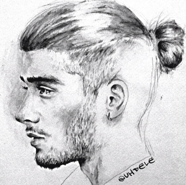 Эскизы причесок мужских