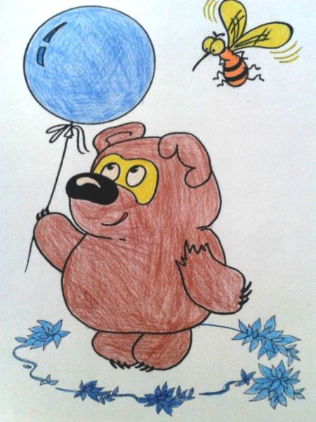 Литературные герои Винни пух