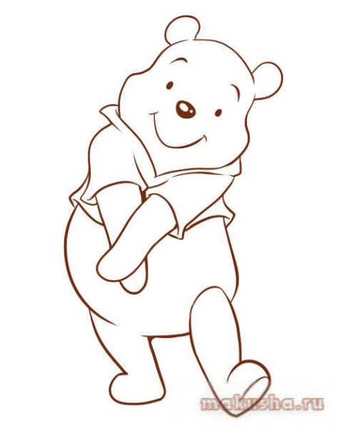 Рисовать героев Винни пуха