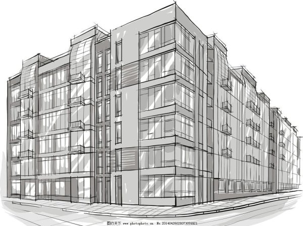 Эскиз здания