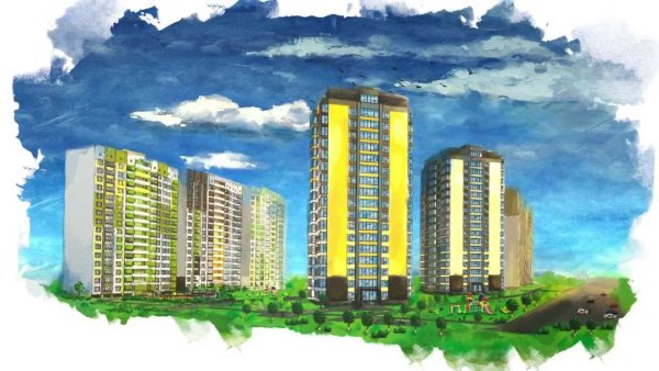 Эскизы многоэтажных зданий