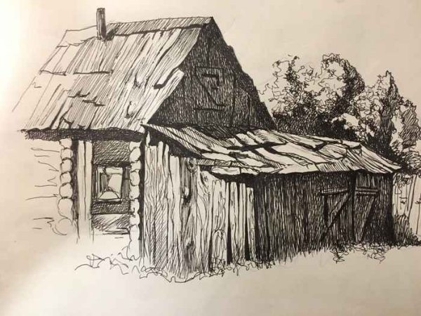 Зарисовки домов