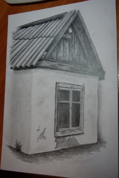 Наброски деревенских домов