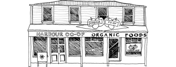 Магазин рисованный значок