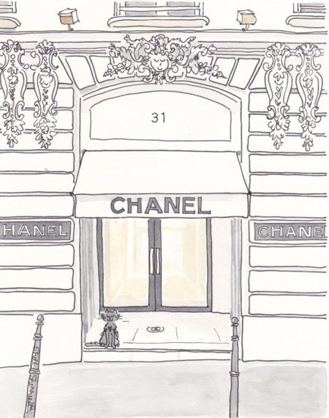 Витрина магазина раскраска