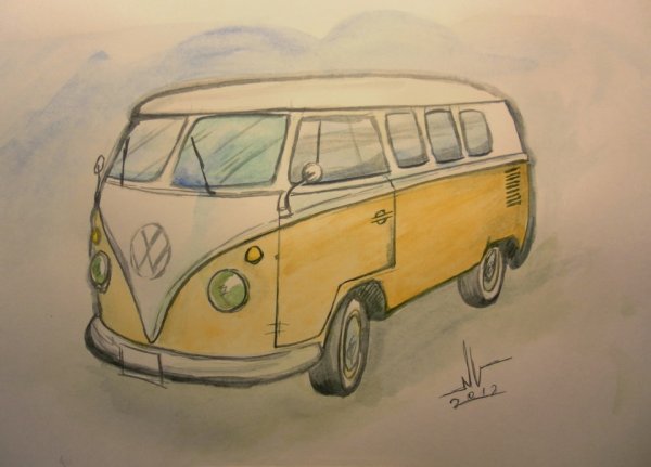 Автобус эскиз