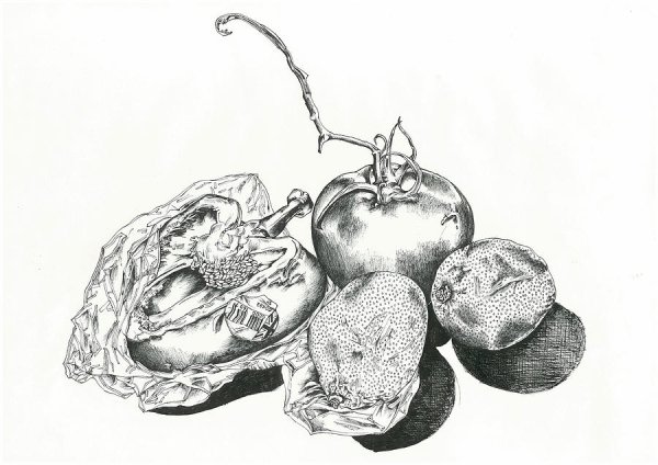 Натюрморт в графике