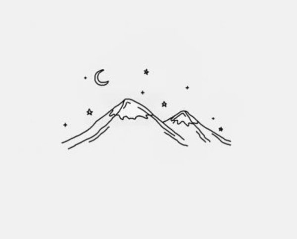 Эльбрус рисунок