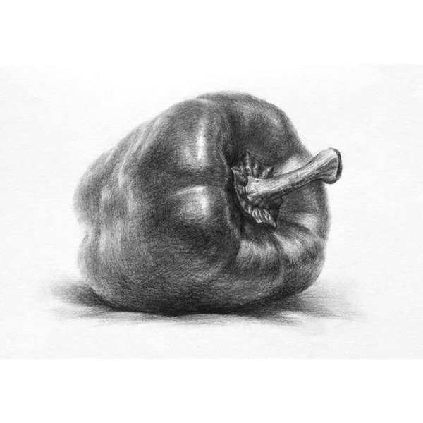 Рисование овощей и фруктов