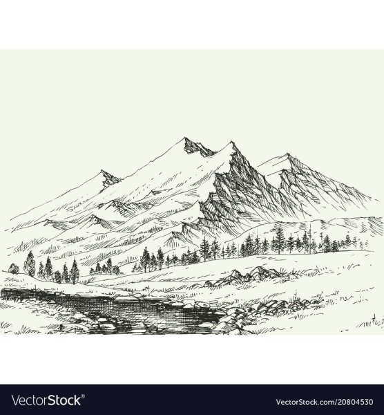 Горы Грузии Графика