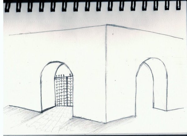 Арка карандашом легко