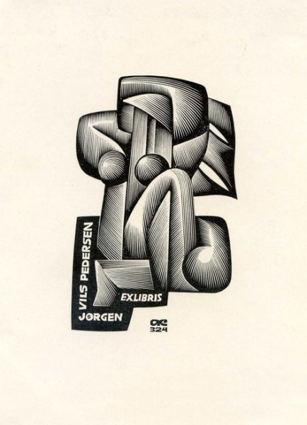 Экслибрис для срисовки