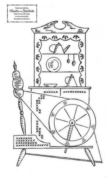 Ткацкий станок с колесом