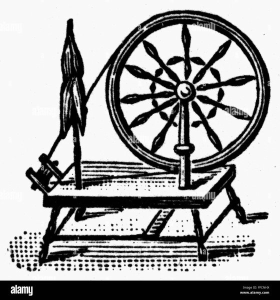 Прялка деревянная старинная раскраска