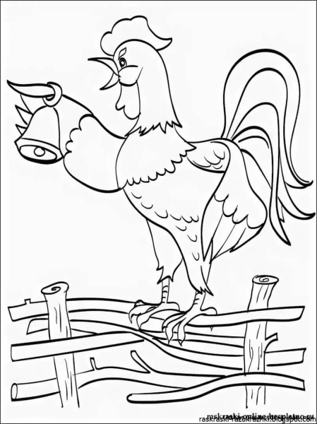 Как нарисовать петуха