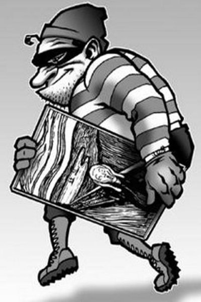 Грабитель шарж