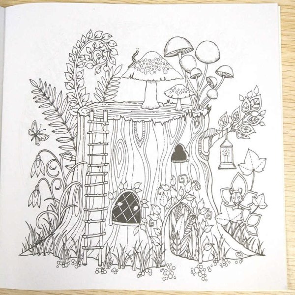 Домики Джоанна Басфорд раскраски