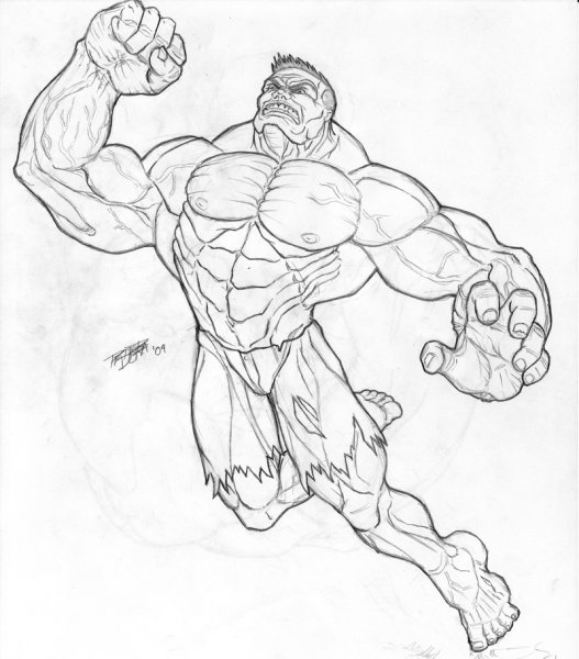 Халк карандашом