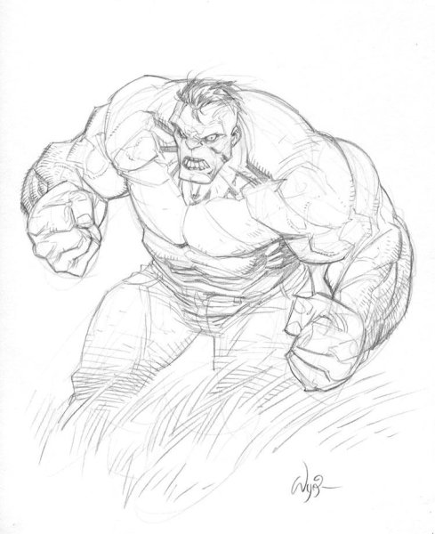 Наброски Халка