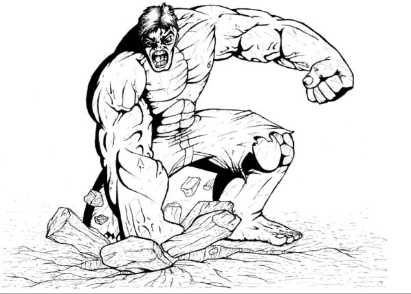 Рисунок Халка