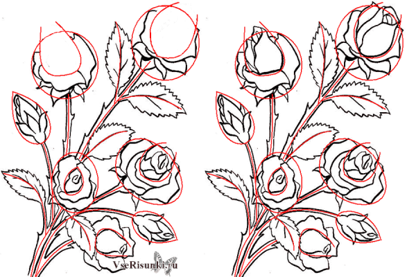 Маленькие цветы рисунок