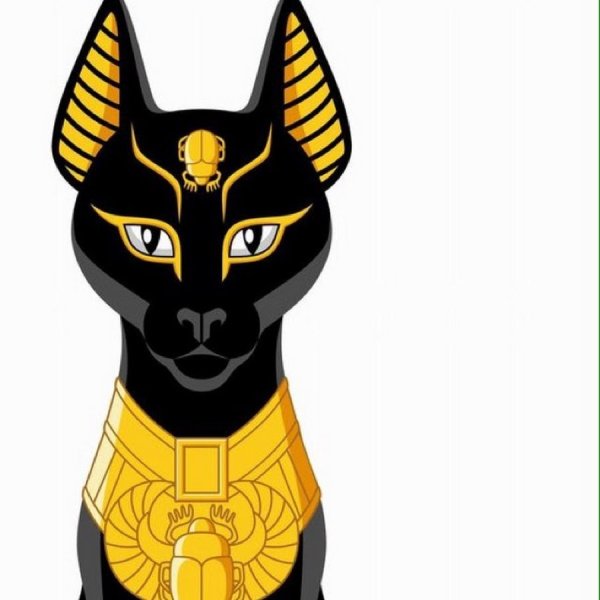 Богиня Бастет эскизы тату