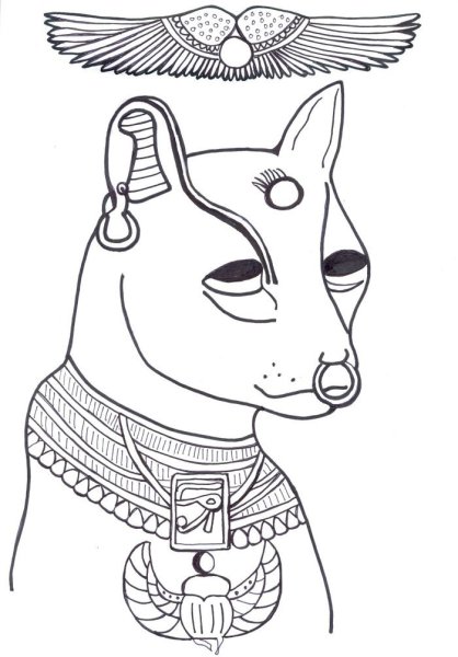 Египетские тату Бастет