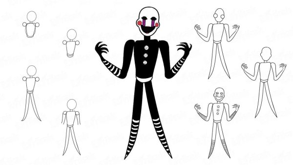 Марионетка рисунок