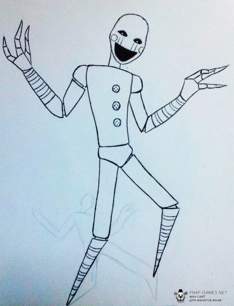 Аниме куклы карандашом