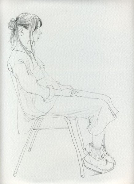 Наброски фигуры человека