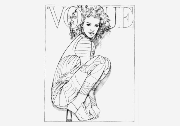 Нарисовать обложку журнала