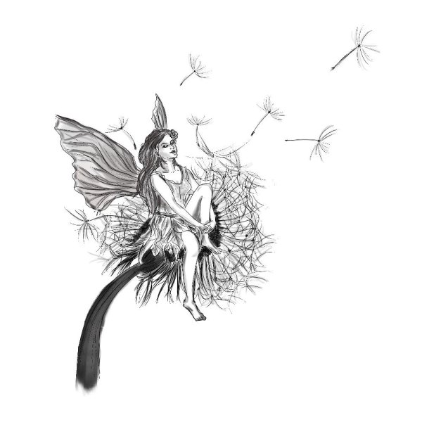 Фея набросок