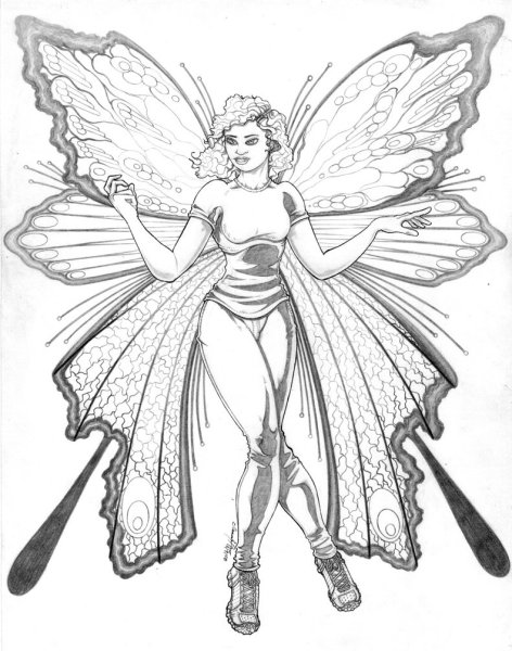 Фея карандашом