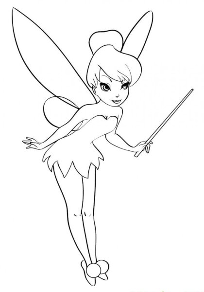 Фея для срисовки