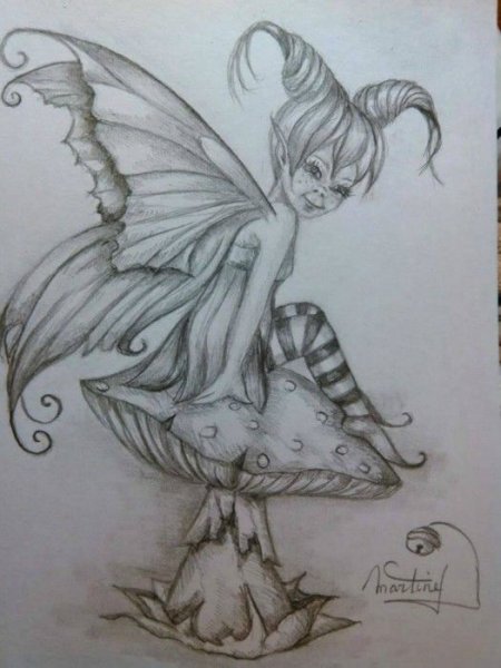 Красивые феи для срисовки