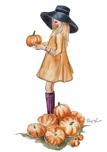 Осенний скетч