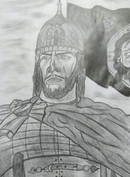 Невский Александр легкий портрет