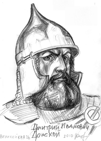 Рисунок к кантате Александра Невского