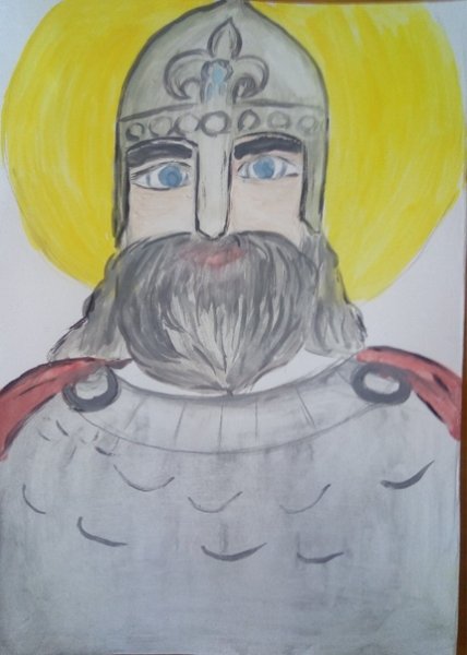 Кантата Александр Невский рисунок карандашом