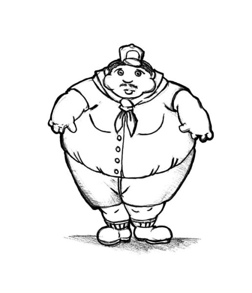 Раскраски толстые