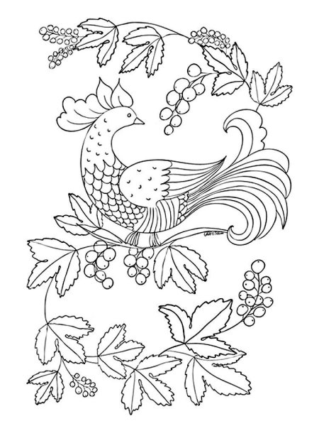 Полхов-Майданская роспись узоры