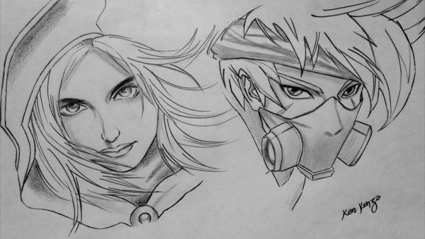 Хаябуса мобайл легенд рисунок