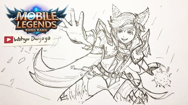 Раскраска мобайл легенд