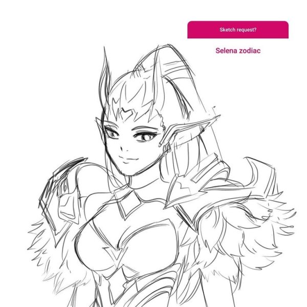 Селена mobile Legend Chibi