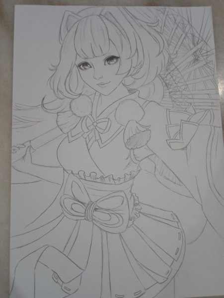 Кагура мобайл легенд рисунок