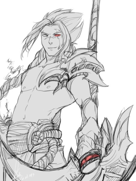 Зарисовки лига легенд