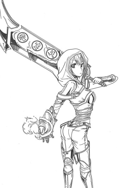 Раскраска лига легенд