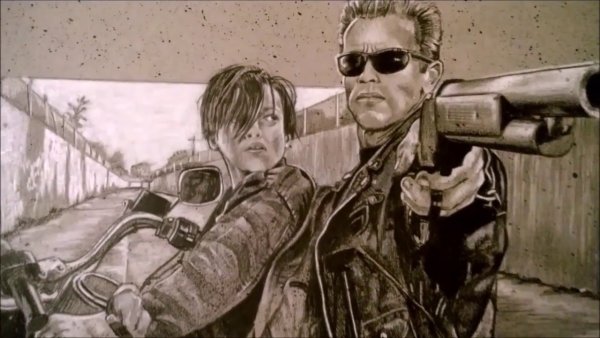 Терминатор рисунок