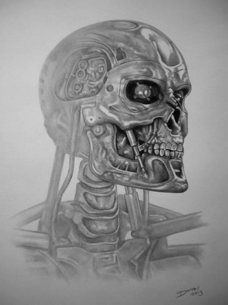 Терминатор рисунок