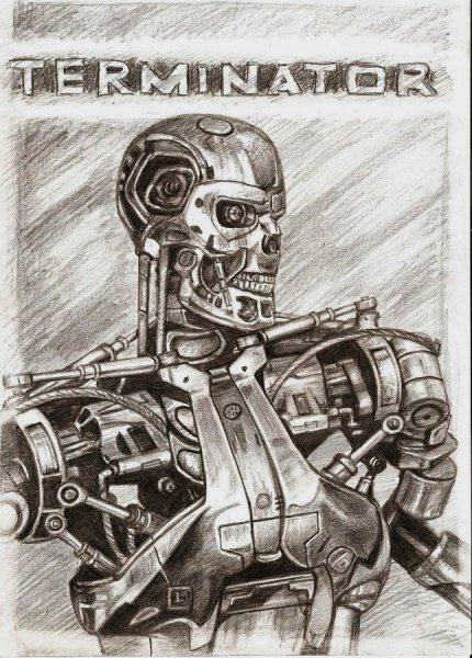Тату Терминатор т800